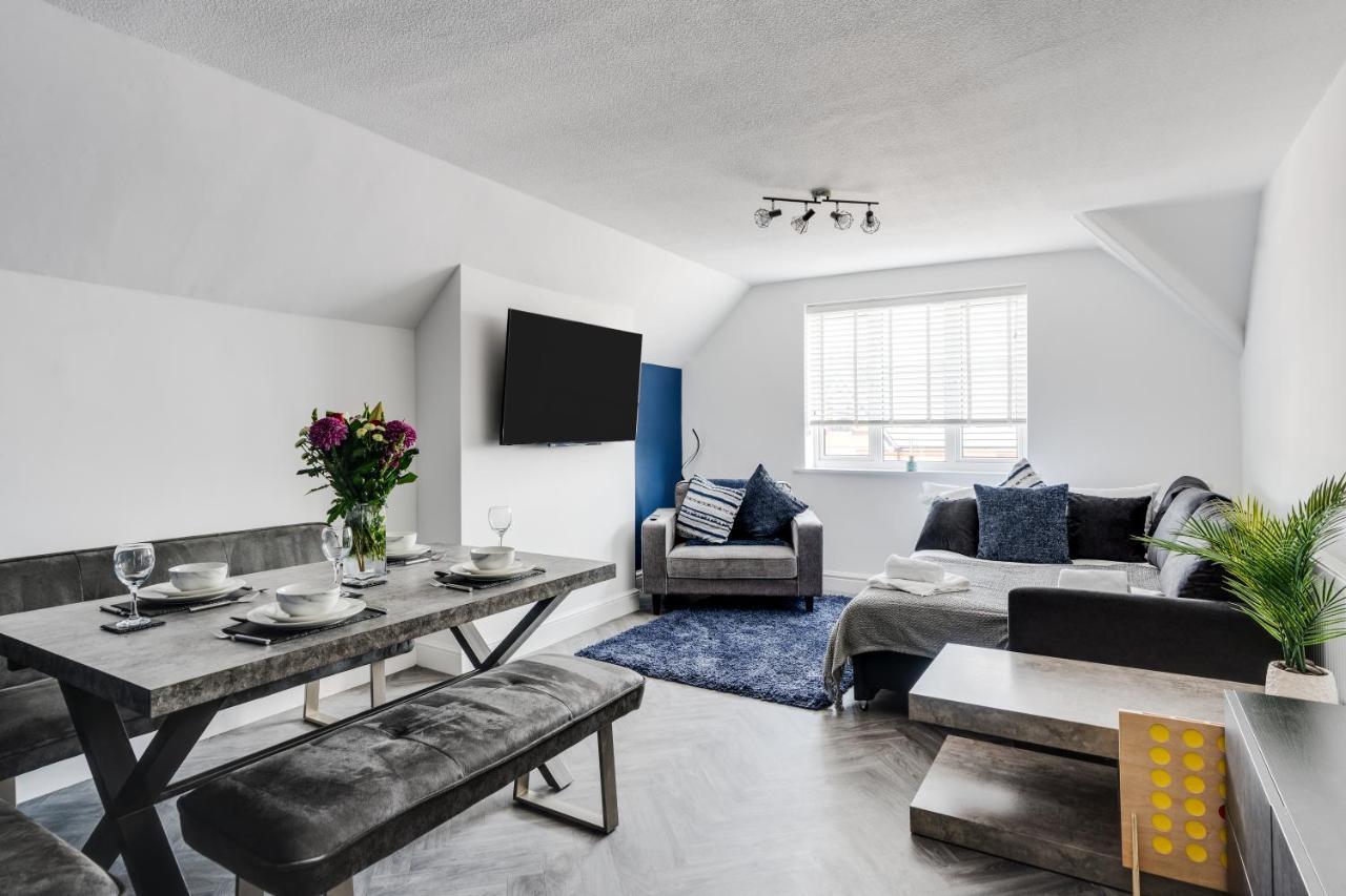St David'S - Stylish 2 Bed Apartment, Free Parking, Close To Beach Lytham St Annes Exteriör bild