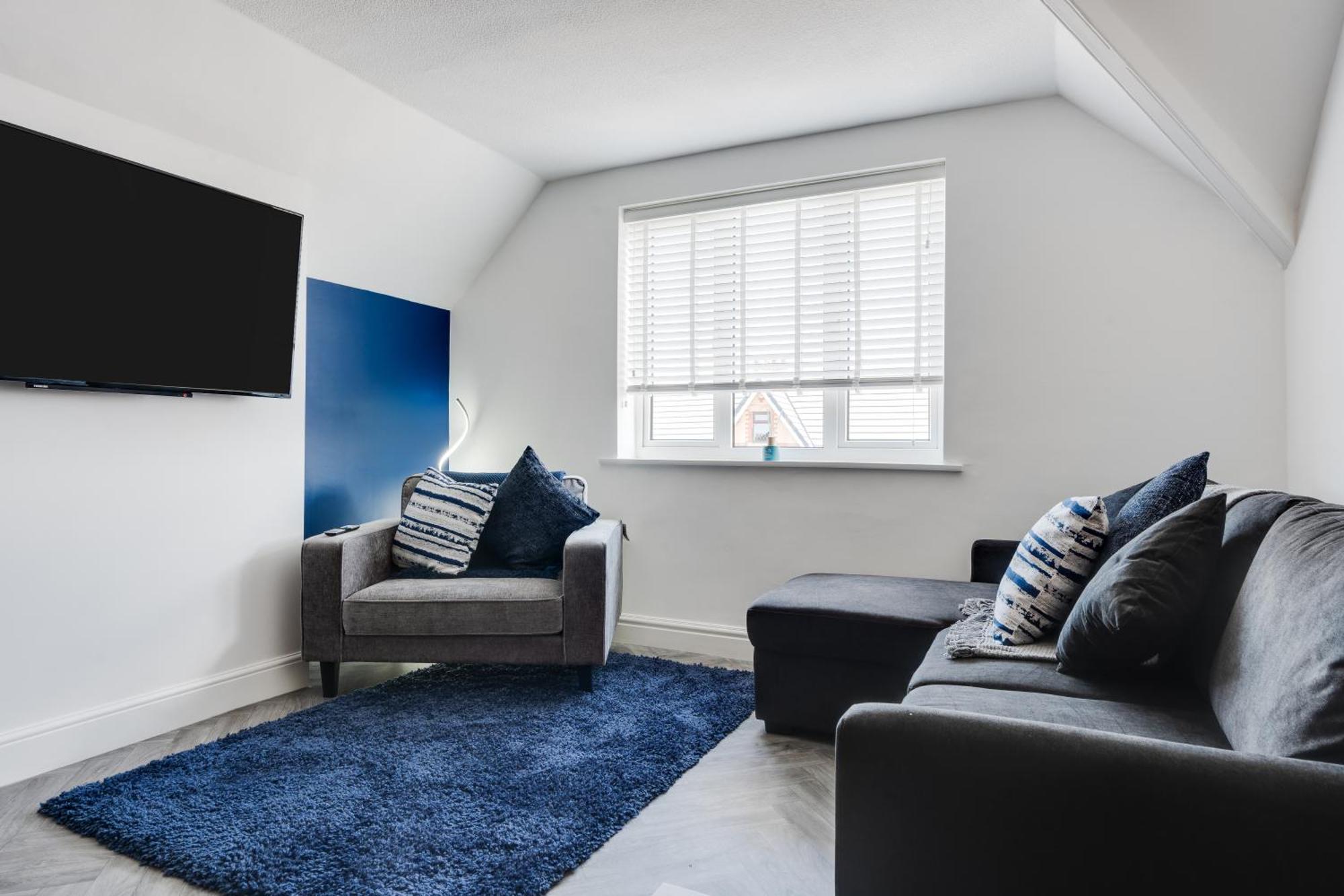 St David'S - Stylish 2 Bed Apartment, Free Parking, Close To Beach Lytham St Annes Exteriör bild